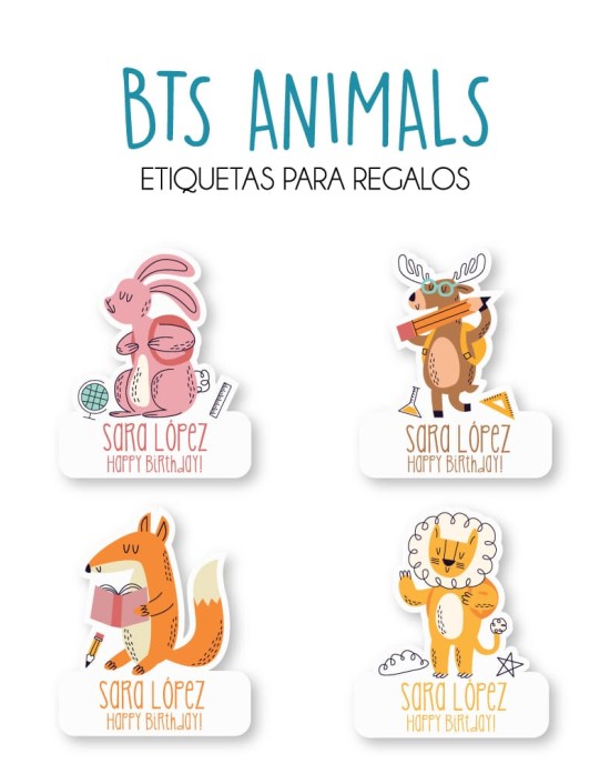 Regalo Bts Animals