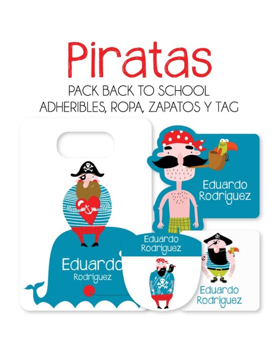 Pack Back to School Piratas