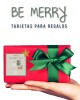 Navidad Tarjetas Be Merry