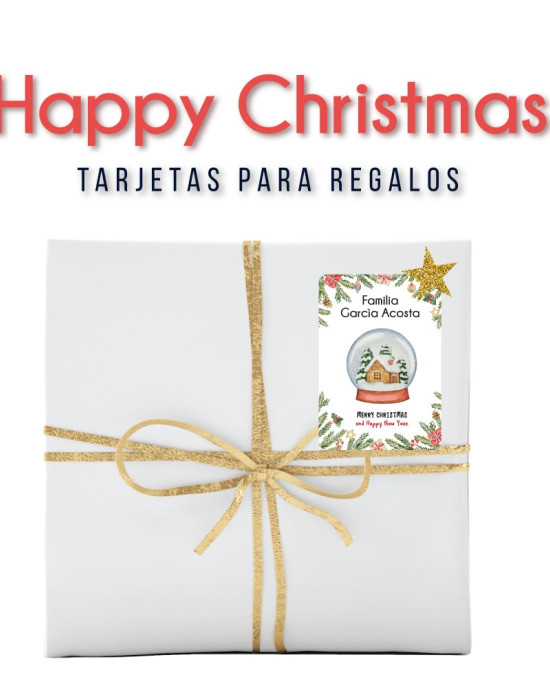 Navidad Tarjetas Happy Christmas