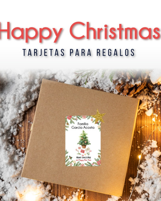 Navidad Tarjetas Happy Christmas