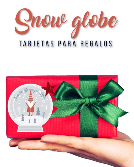 Navidad Tarjetas Snow Globe