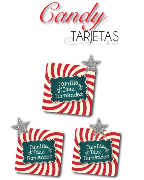 Navidad Tarjetas Candy