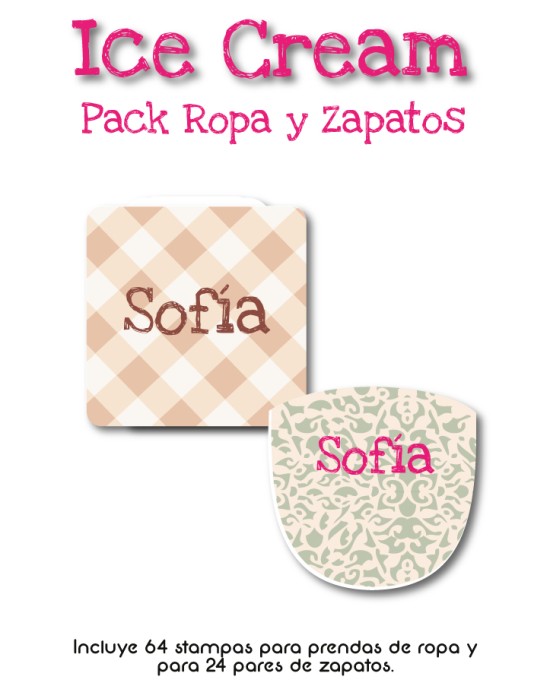 Pack Ropa y Zapatos Ice Cream