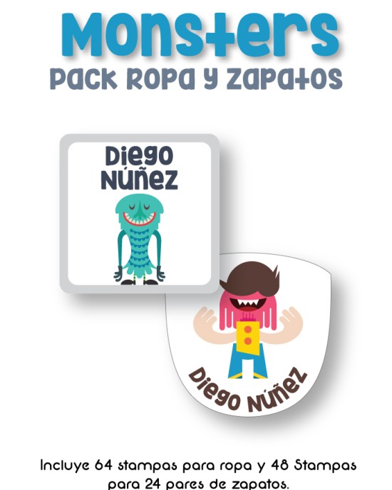 Pack Ropa y Zapatos Monster