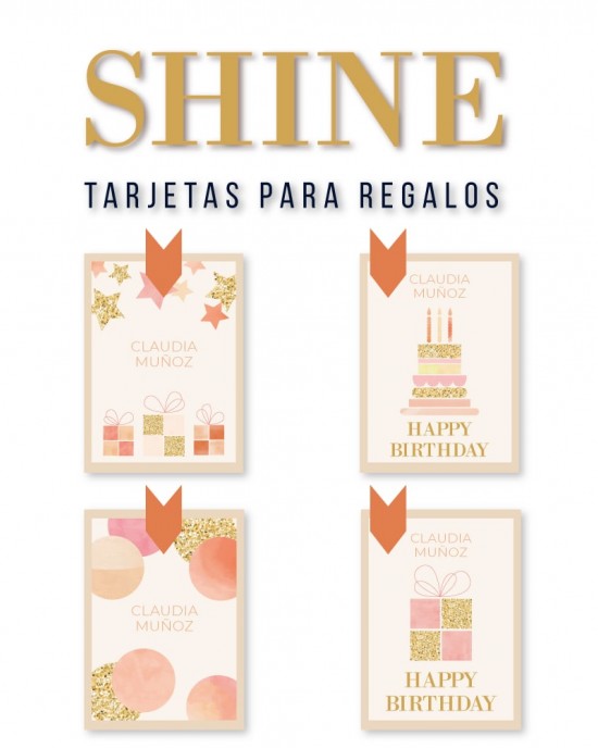 Tarjeta Regalo Shine | Tarjetas Para Regalos