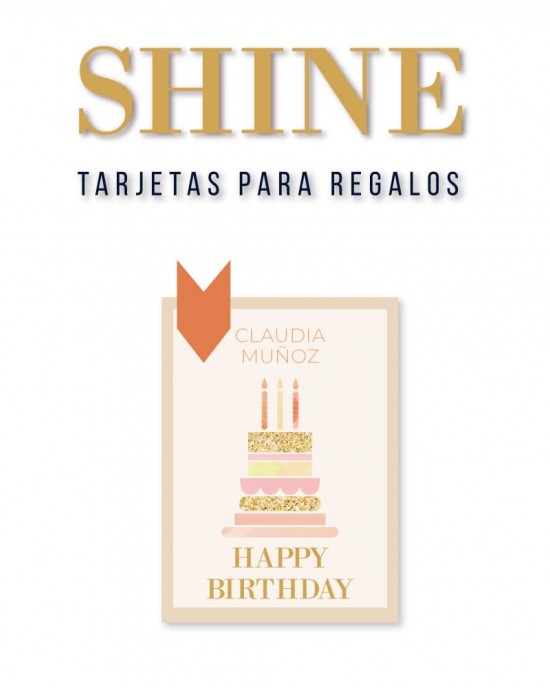 Tarjeta Regalo Shine | Tarjetas Para Regalos